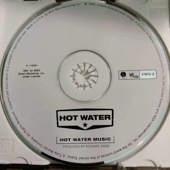 Hot Water Music CD Produced By Richard Dodd - Picture 5 of 5